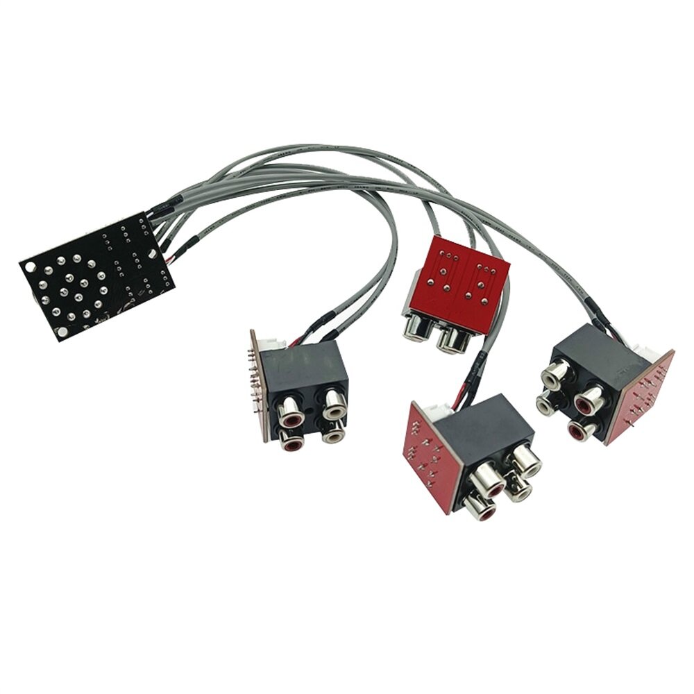 Shockley DIY Switching Board 3 Way Signal Selector Amplifier Relay Audio Input Switch Module with RAC Input