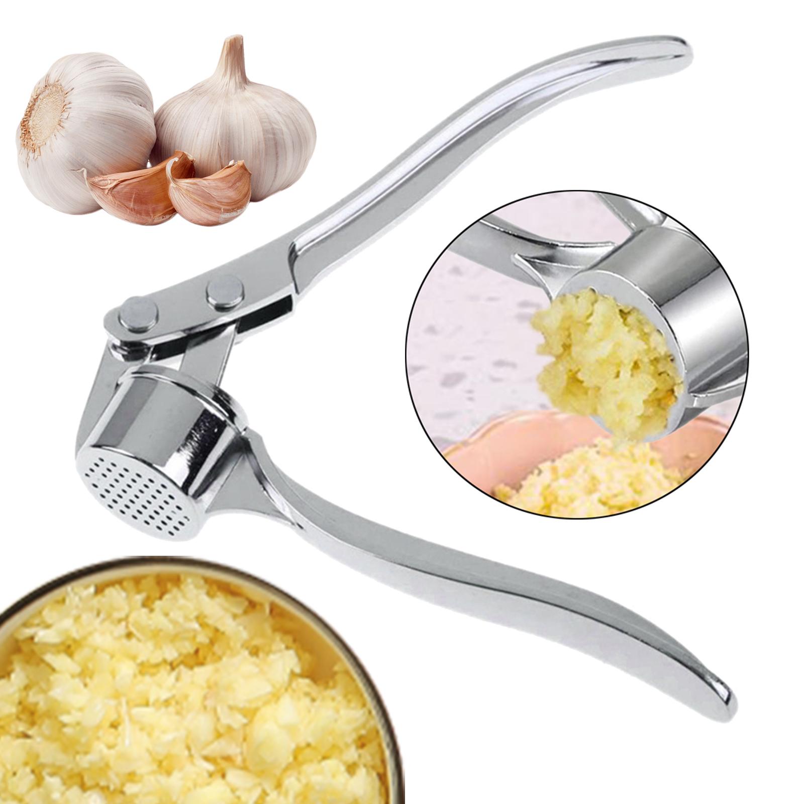 chiwanji Garlic Presser Handheld Kitchen Gadget Garlic Mincer for Onion Garlic Ginger