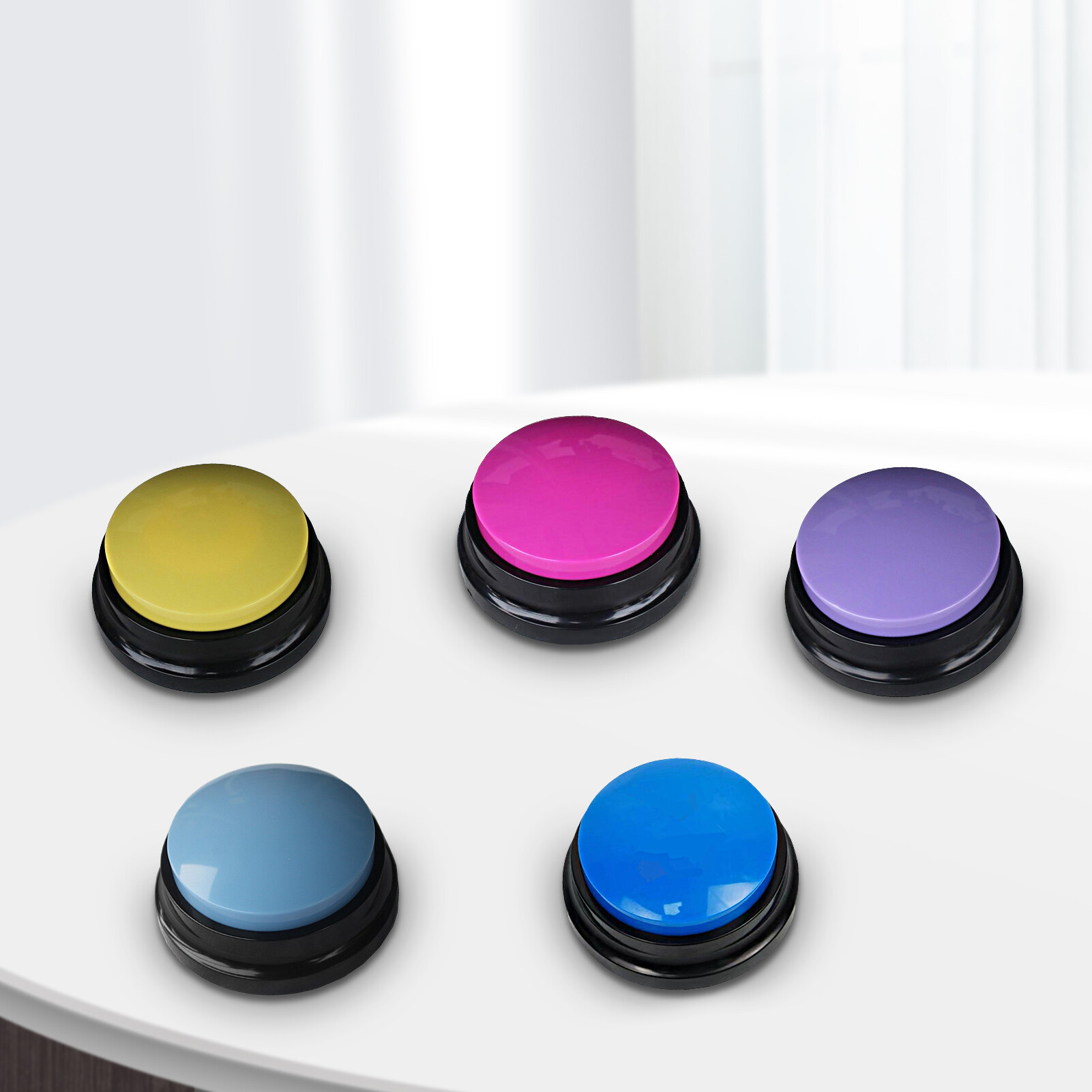 Bite Resistant Relieve Boredom Sound Button Entertain Interactions Pet Dog Recordable Talking Button Pet Supplies Pet Training Buzzer