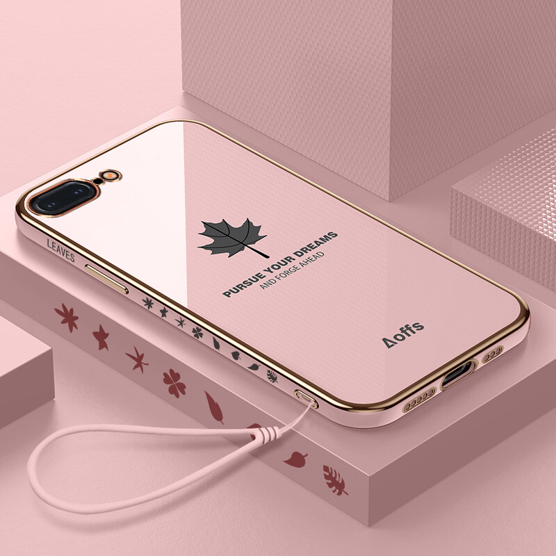 Ốp lưng iPhone 6 6S 6 Plus 6S Plus 7 8 7 Plus 8 Plus SE 2020 thiết kế mới lá phong Ốp điện thoại cho Iphone mềm 6plus 6splus 7plus 8plus