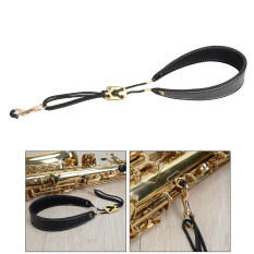 Dây Đeo Saxophone Cổ Áo Kowaku (Được Làm Thủ Công Bằng Da Miếng Đệm Thoáng Khí Và Móc Kim Loại)-Dây Đeo Sax Không Căng Thẳng