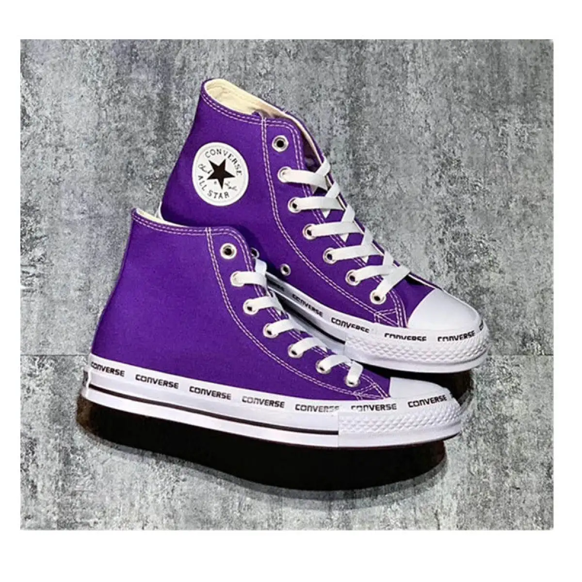 converse shoes purple color