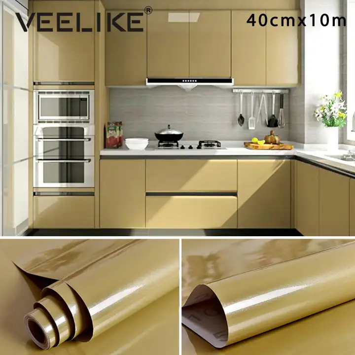 Veelike Kitchen Cabinet Liner Contact Paper Covering Self Adhesive