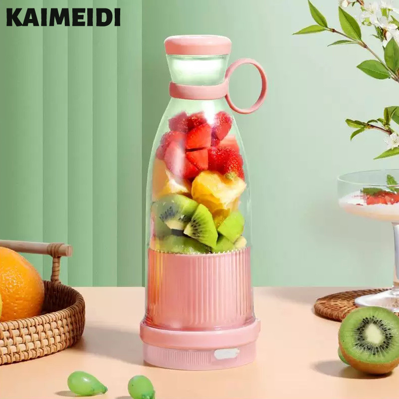 KAIMEIDI USB rechargeable fruit shaker cup home juicer multifunctional mini portable juicer
