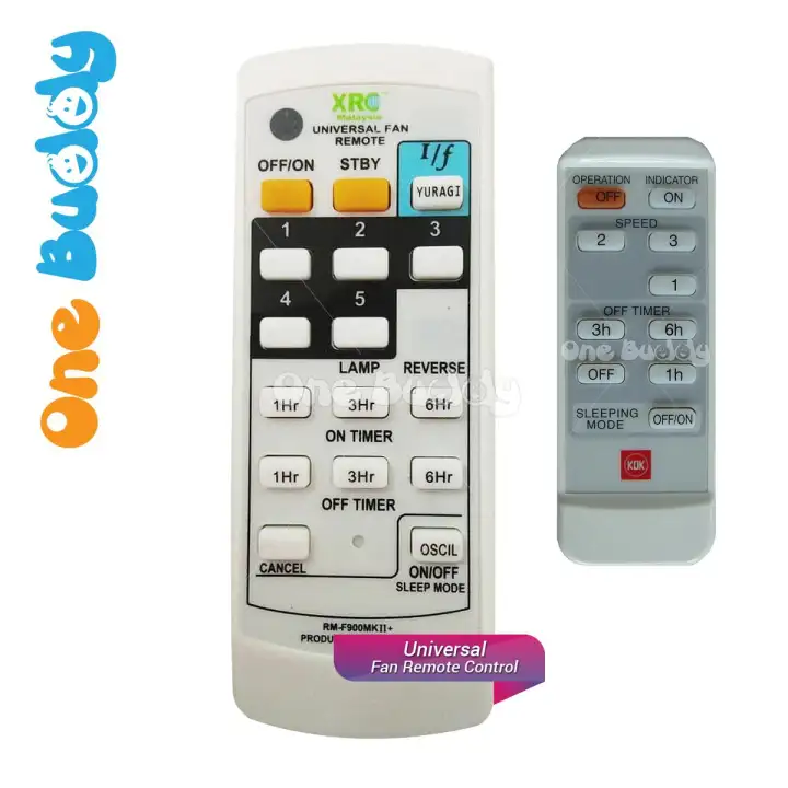 Kdk Ceiling Fan Remote Control A11ys A11ys Sl A11ys Wt
