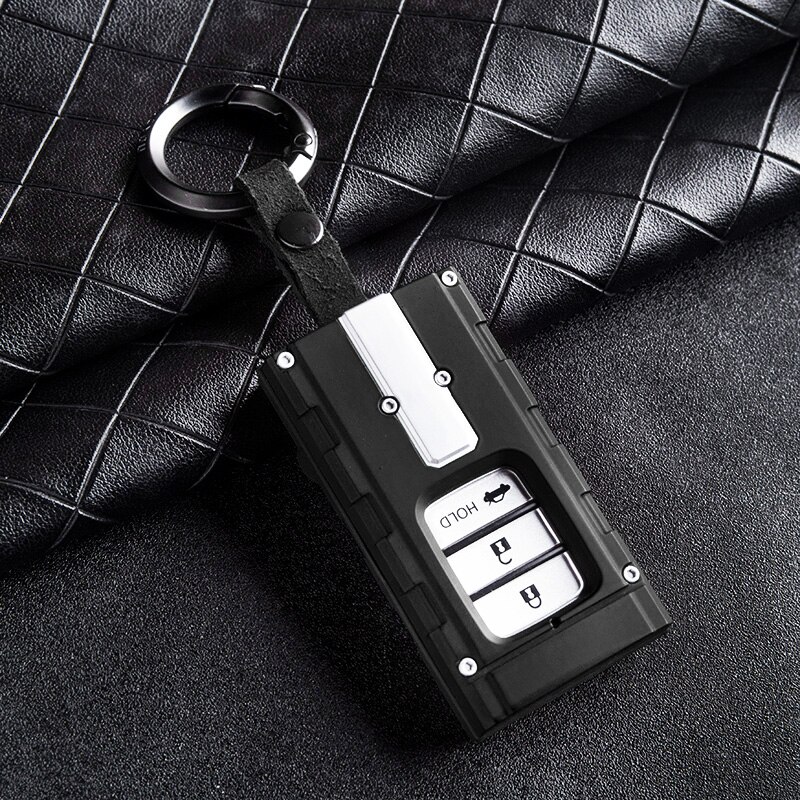Abs key case for honda civic accord cr-v city hrv jazz honda key cover vtec for honda refitted key case