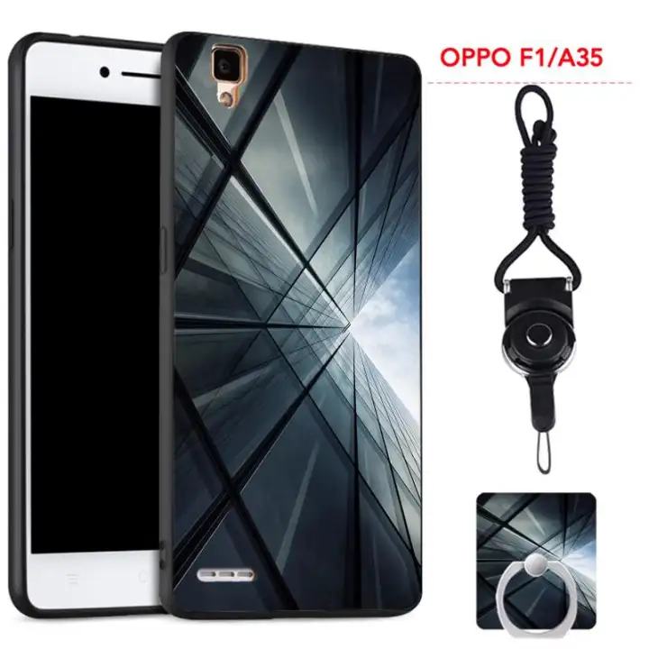 Case Silikon Lembut Untuk Oppo A35 F1 F1f F1w F1fw Pelindung Case Telepon Dengan Cincin Dan Tali Pola Yang Sama Lazada Indonesia
