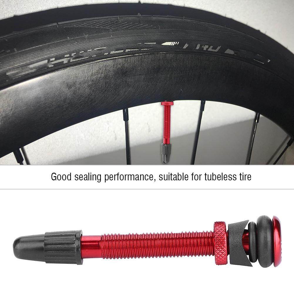 1 Pair 58mm Detachable Bike Tubeless Tire Extension Cycle Valve Bicycle Accessories