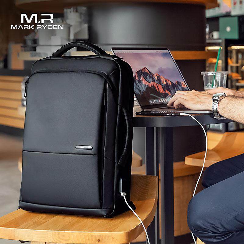 Ba Lô Du Lịch Mark Ryden Công Suất Lớn Thiếu Niên Nam Túi Chống Trộm Mochila Sạc USB 15.6 Inch Máy Tính Xách Tay Ba Lô Chống Nước