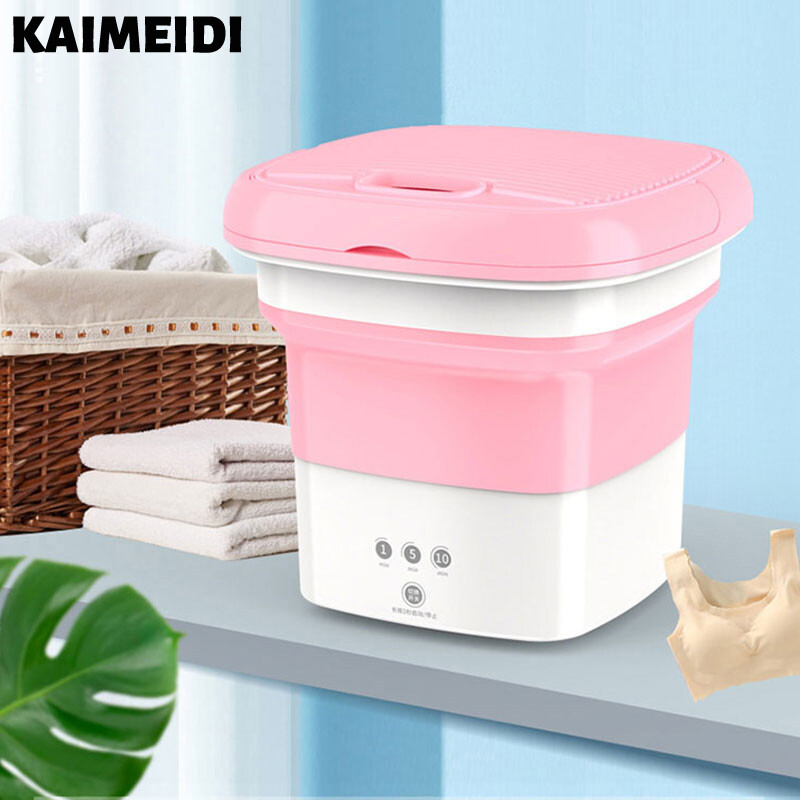 KAIMEIDI Folding Washing Machine Underwear Special Mini Washing Machine