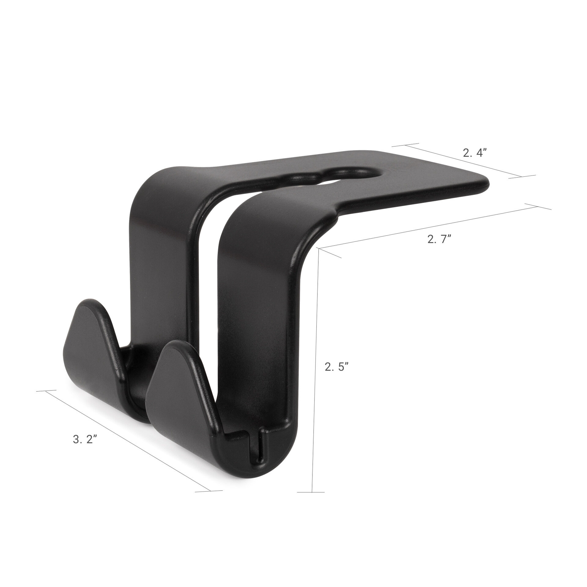 Universal Car SUV Back Seat Hanger Storage Hooks / Nail-Free Space Saving Heavy Duty Headrest Rack Hangers Car Accessories