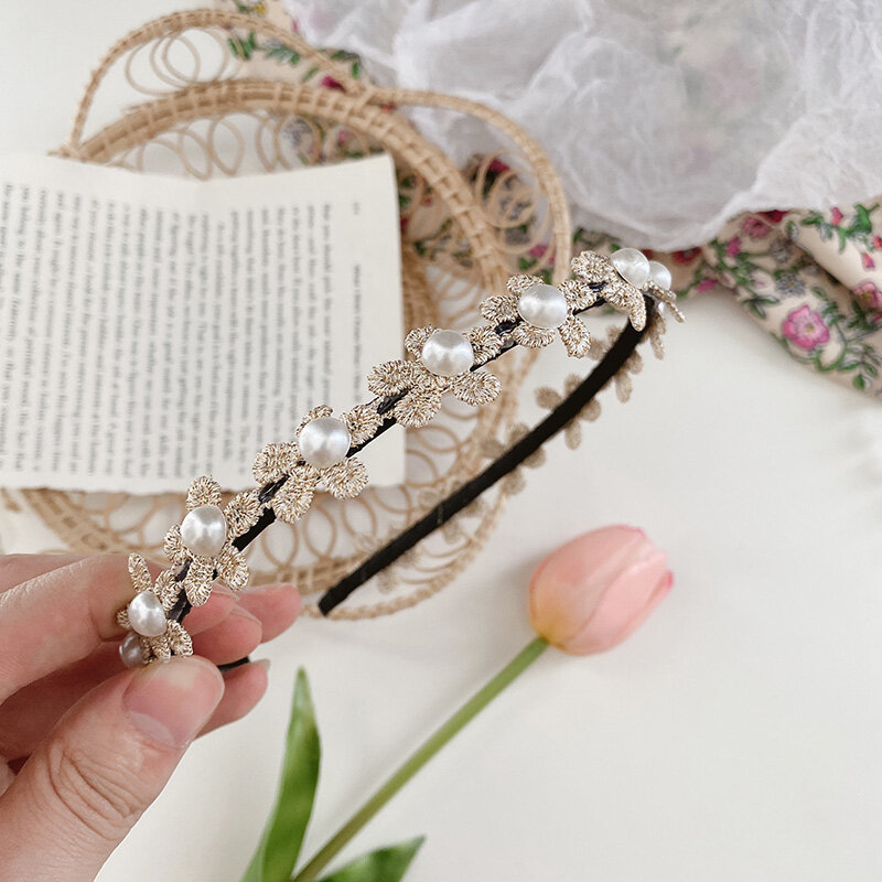 Korean Style Cute Little Girl Flower Head Hoop Headband