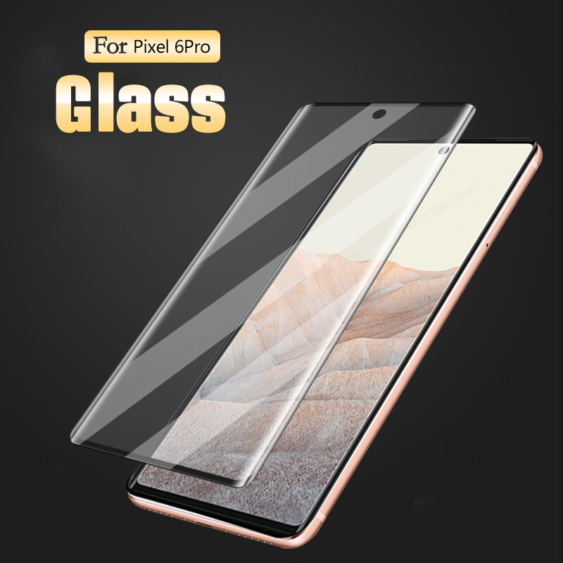 For Google Pixel 6 Pro Full Curved Tempered Glass Screen Protector for Google Pixel6 Pixel 6 Pro 6Pro Protective Glass