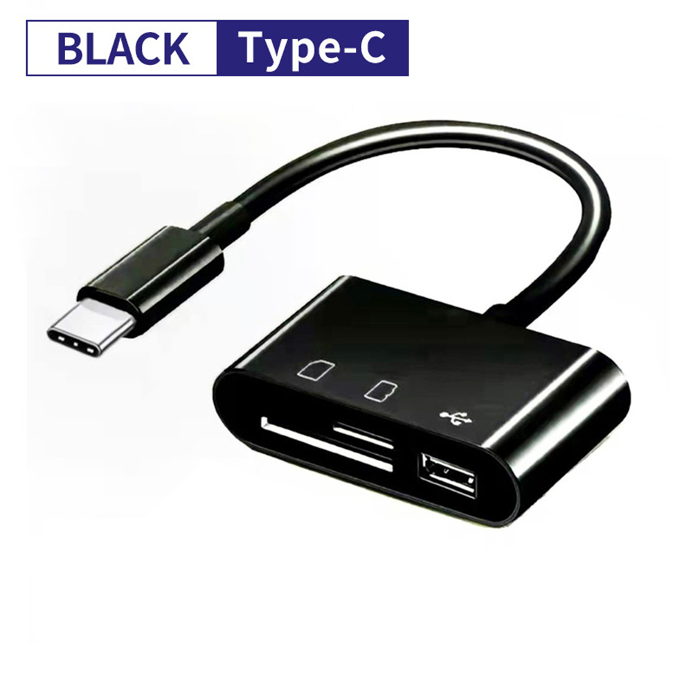 Usb Type C Card Reader Otg Adapter Micro Usb Sd/tf Card Reader For Android Phone Computer Multi-function Data Transfer Cable