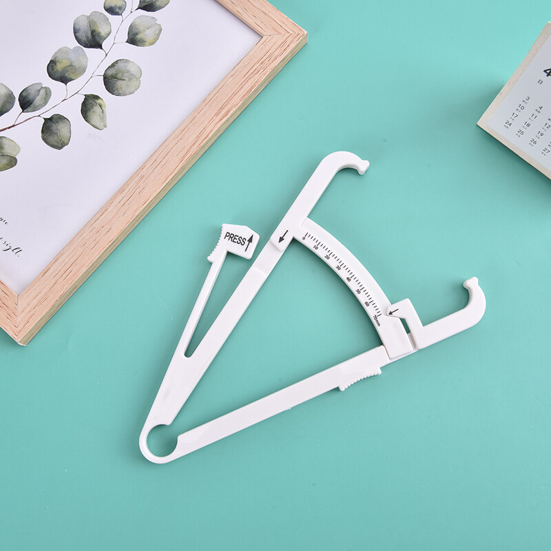 Personal Body Fat Caliper Skin Analyzer Measure Charts Fitness Health