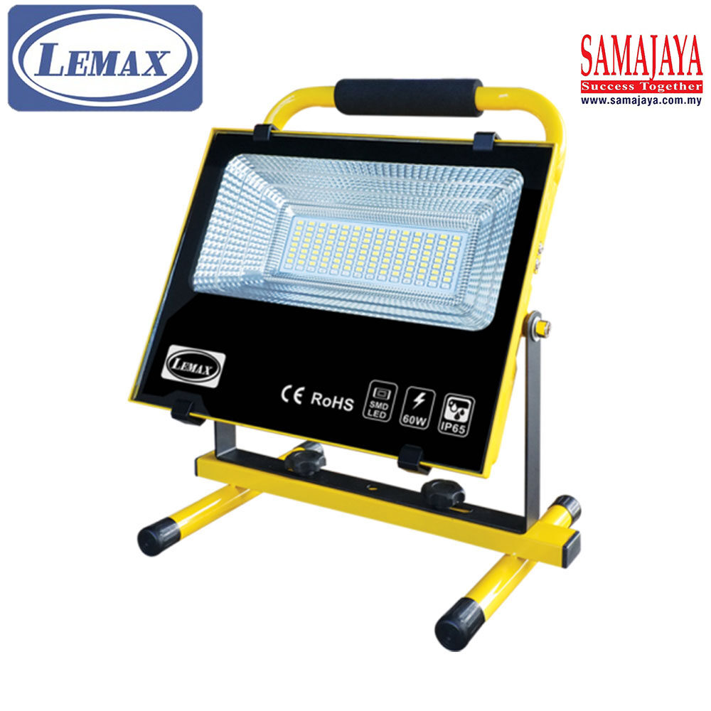LEMAX Rechargeable Portable LED Flood Light (120W) Lazada