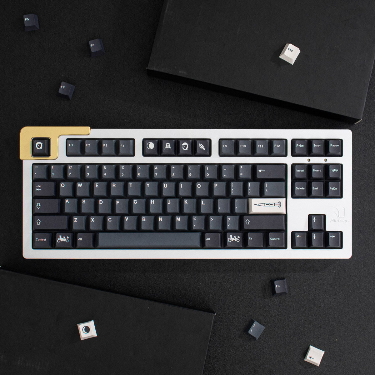 【Keycap Only】GMK Apollo 135 Keys Cherry Profile PBT DYE-SUB Custom ...