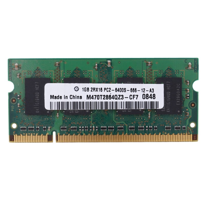 Ddr2 1gb notebook ram memory 2rx16 800mhz pc2-6400s 200pins sodimm laptop memory