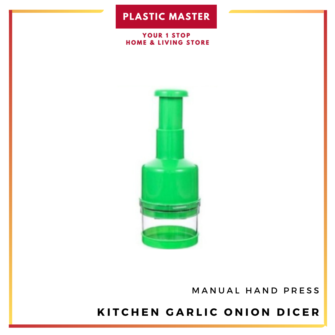 Manual Hand Press Kitchen Garlic Onion Dicer Food Vegetable Processor