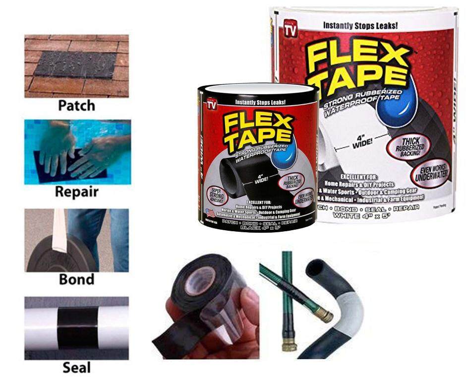 Flex Tape 4 Wide Waterproof Seal Stop Leaks Tap Lazada Waterproof Seal Stop Leaks Tap