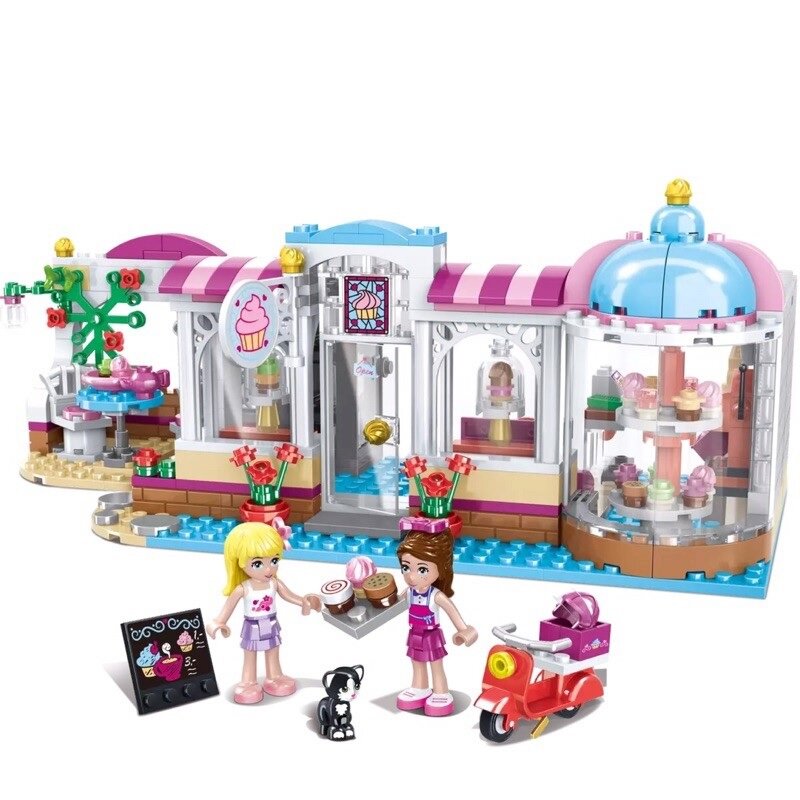 TPUVZ 3021 Friends Series HeartLake City Cake Shop Building Blocks