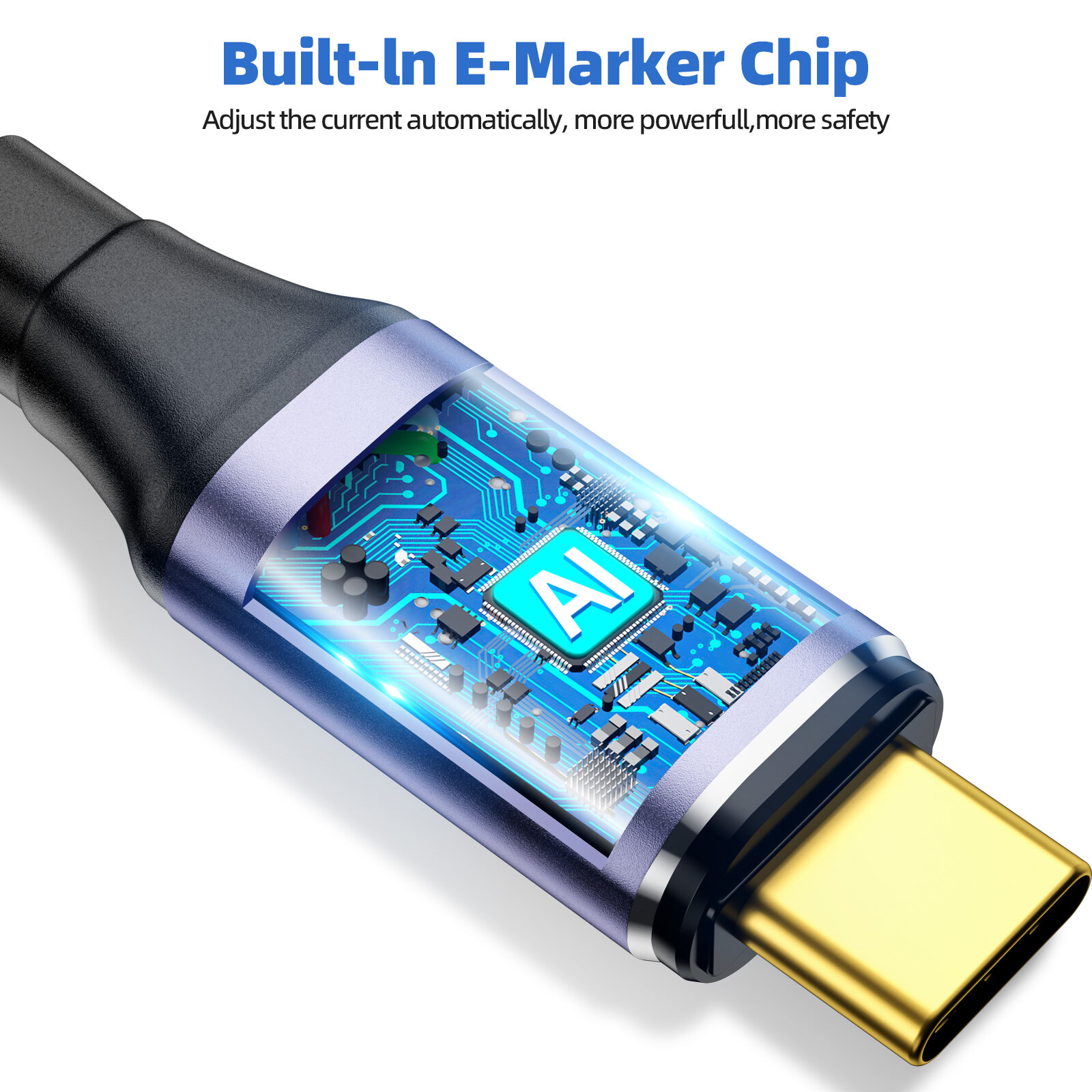 FONKEN USB4.0 20Gbps Cáp Dữ Liệu USB C Để Loại C Thunderbolt 3 8K @ 60Hz Cáp Dữ Liệu PD 100W 5A Nhanh Sạc Cáp Cho Điện Thoại Di Động Máy Tính Bảng