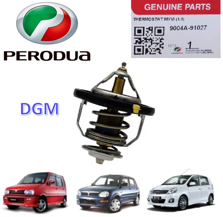 Perodua Genuine Parts THERMOSTAT 82 C 9004A 91027 PERODUA KELISA KENARI VIVA MYVI 1 0 Lazada