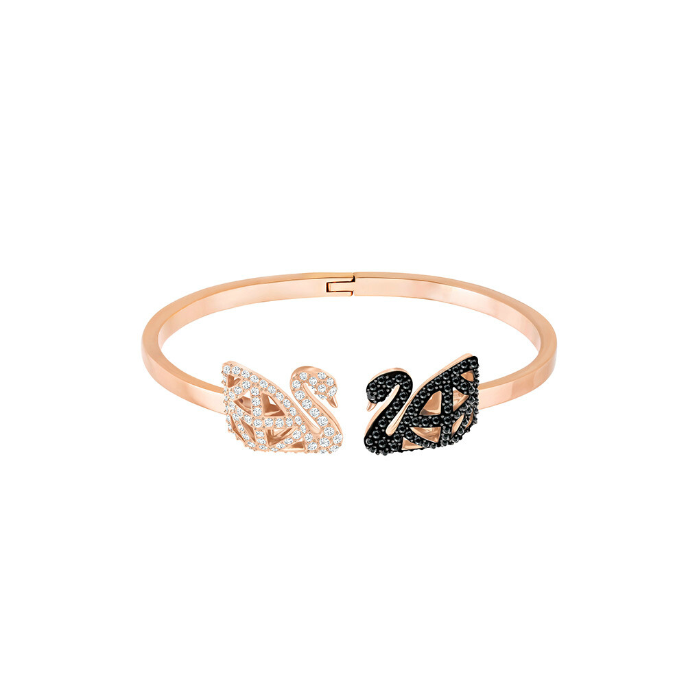 Swarovski FACET SWAN Fashion Hollow Swan Opening Ladies Bracelet Bracelet Girlfriend Gift