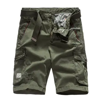 army green overall shorts