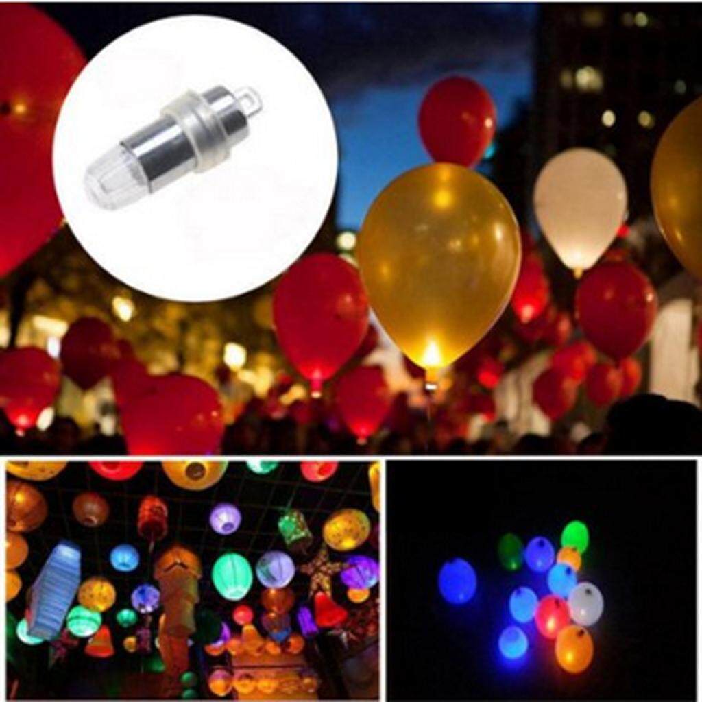 Loviver 24xLED Balloon Lamp 7-Color Night Light Waterproof Wedding Party Bar Decor