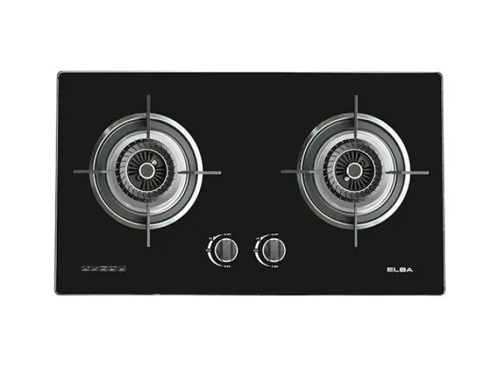 Distributor Elba Egh F8582gx Bk 2 Burner Built In Gl Stove Distributor Elba Egh F8582gx Bk 2