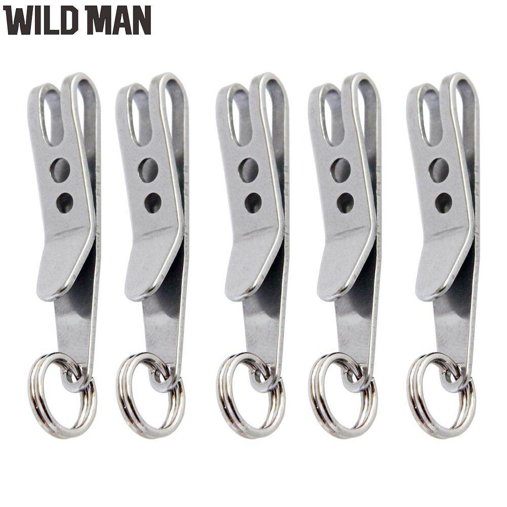 (Ready) 5pcs EDC Bag Suspension Clip with Key Ring Carabiner Outdoor Quicklink Tool