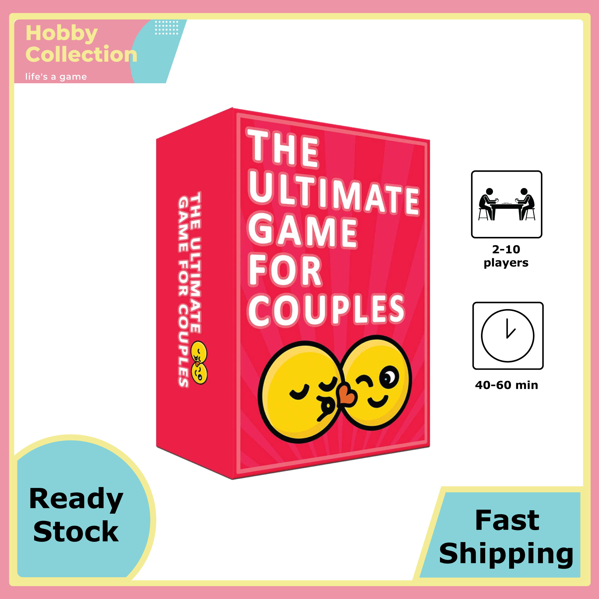 Ready Stock] The Ultimate Game for Couples Great Conversations and Fun  Challenges for Date Night Perfect Romantic Gift for Couples Board Game  mainan toys birthday gift gameset board games permainan board game