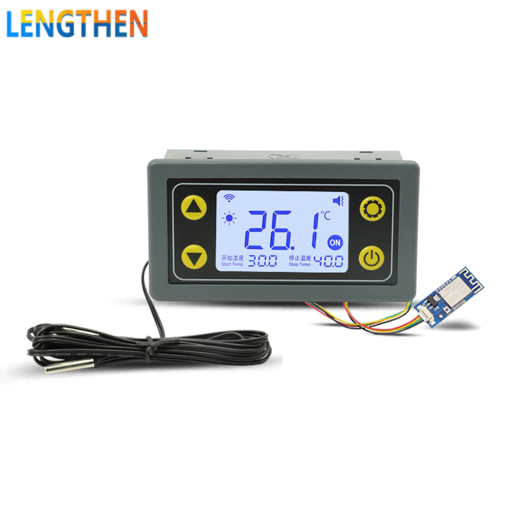 FocusAi  Digital Temperature Controller Thermostat Heating and Cooling for Homebrewing Fermenter Incubator Greenhouse