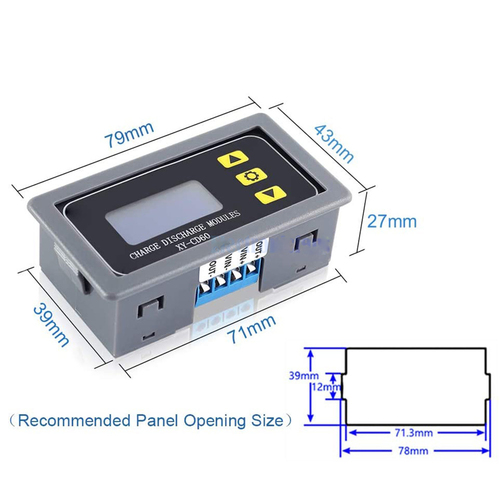 Aideepen  CD60 Solar Battery Charger Controller DC6-60V Charge Discharge Protection Module