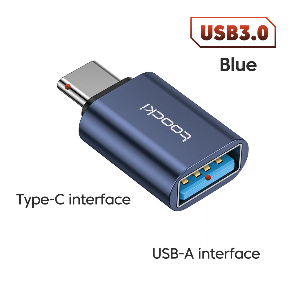 Toocki Bộ Chuyển Đổi OTG Loại C USB3.0 Chuyển Đổi Bộ Chuyển Đổi Đầu Cái Micro USB C Sang Loại C