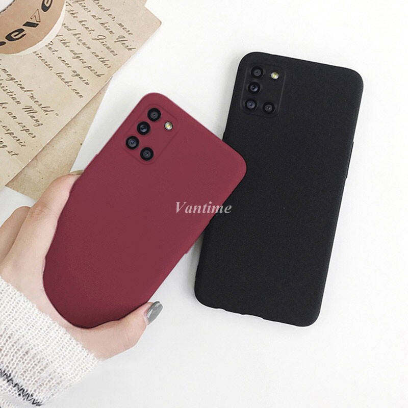Vantime Cho Ốp Lưng Samsung Galaxy A31 Vỏ Đá Sa Thạch Mềm Ốp Lưng Siêu Mỏng Bảo Vệ Điện Thoại Mỏng