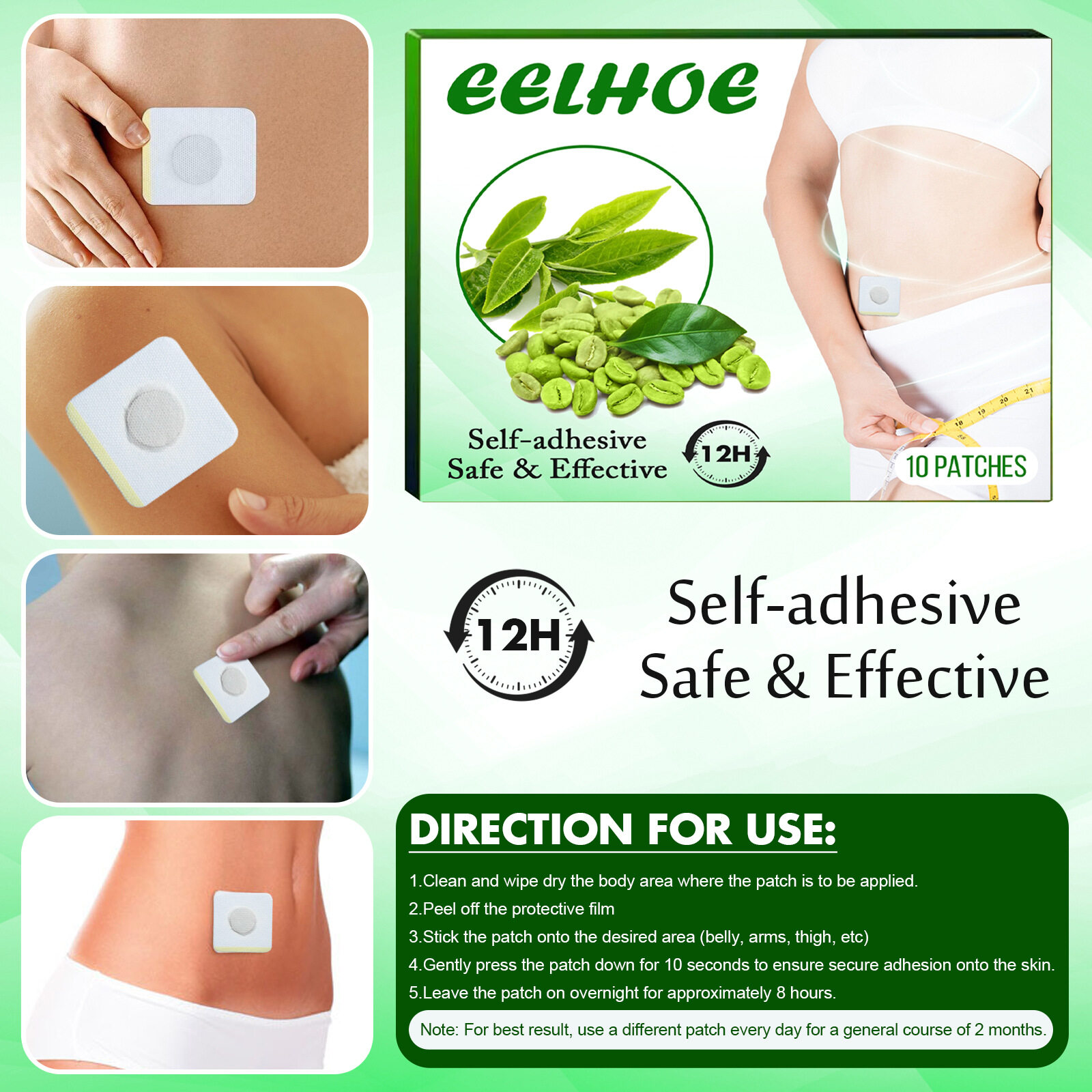 Eelhoe Slimming Patches For Weight Loss Original Slimming Product Fast