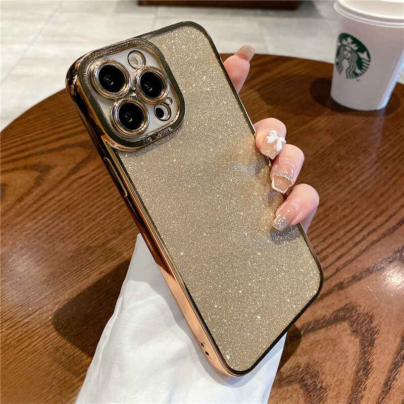 Zeallion Bling Glitter Transparent Phone Case for Soft Cover Protective Shell