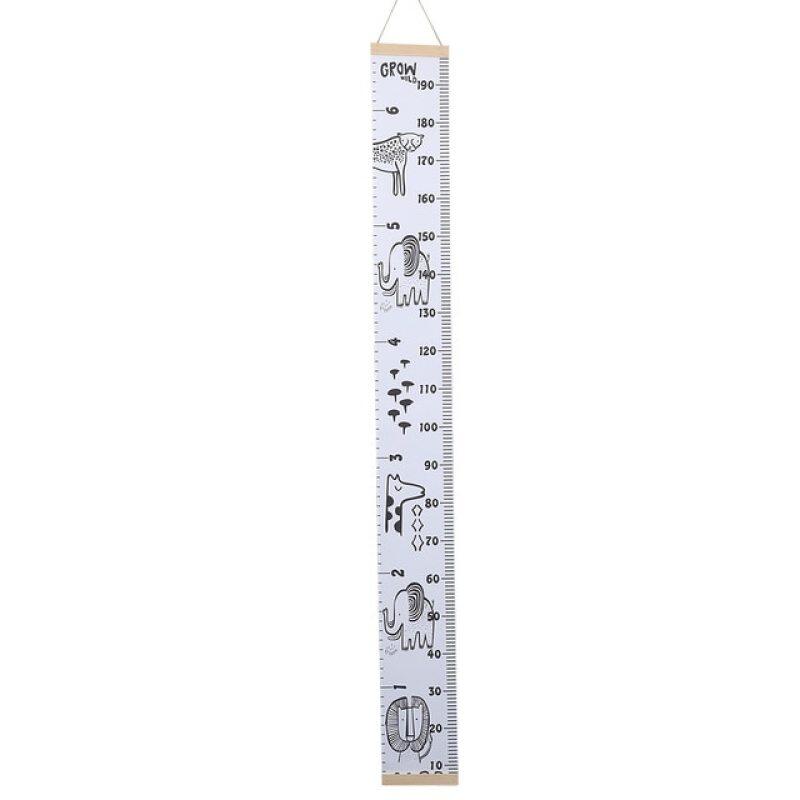 Mới 11.11 Gỗ + Vải Hoạt Hình Đo Miếng Dán Tường Tăng Trưởng Biểu Đồ Hoạt Hình Biểu Đồ Chiều Cao Cho Bé Thước Kẻ Dán Tự Làm Cho Trẻ Em