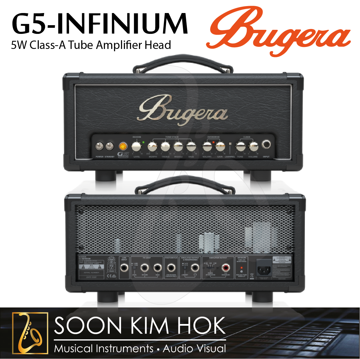 Bugera G5 Infinium 5w Class A Tube Amplifier Head With Infinium Tube Life Multiplier Morph Eq G5 Infinium Lazada