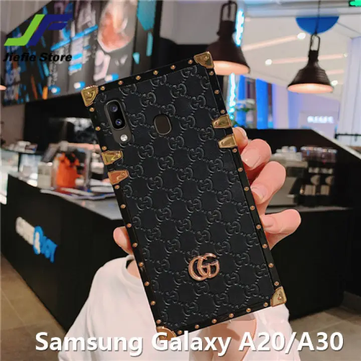 Jiefie For Samsung Galaxy A20 Samsung Galaxy A30 New Design Luxury Leather Phone Case Square Fashion Printed Shockproof Phone Cover For Samsung Galaxy A20 A30 Lazada Ph
