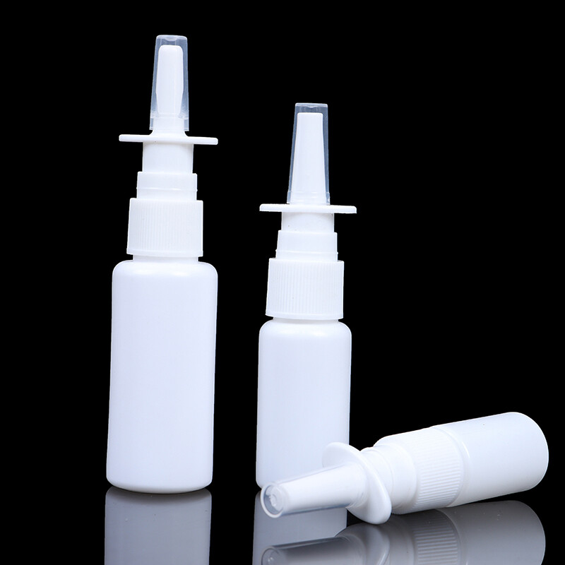 Tumato 10/20ml/30ml Empty Plastic Nasal Pump Spray Bottles Sprayer Mist Nose Refillable