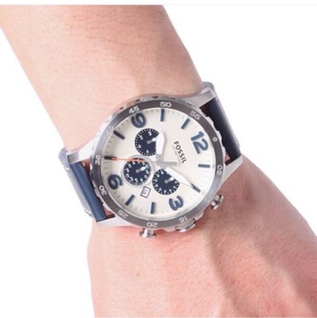 Authentic Fossil Men Nate Chronograph 
