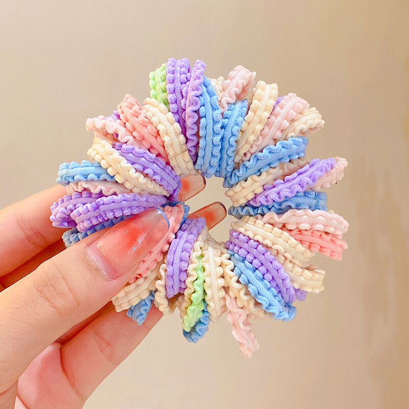 Children's Candy-colored Rubber Band Does Not Hurt Hair Rubber Band Girl Hair Accessories