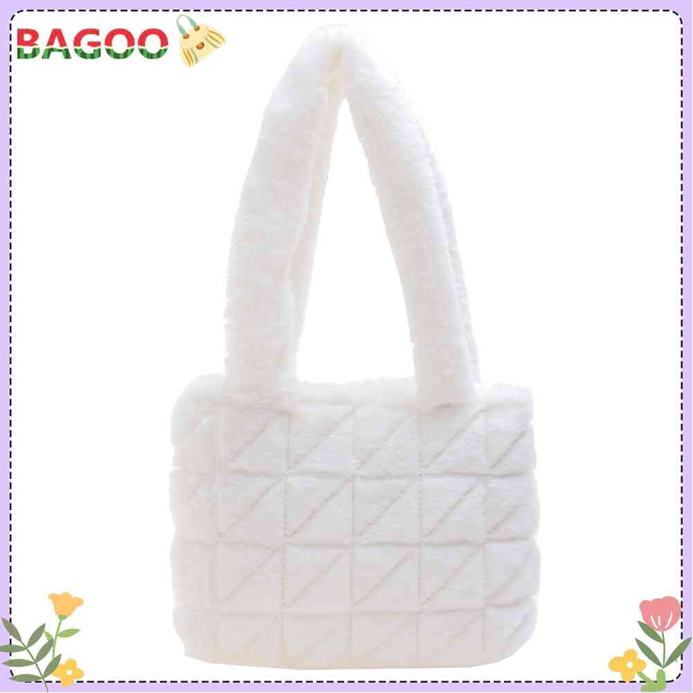 Túi tote lông mịn túi xách đeo vai vải nhung mềm túi ví cầm tay thu đông sức chứa lớn cho nữ