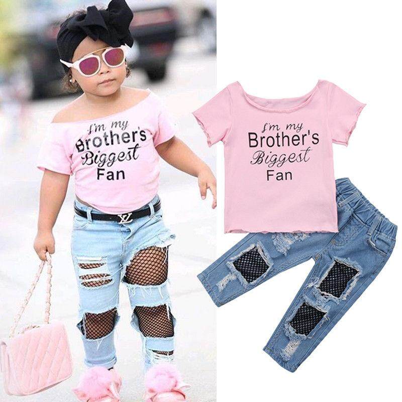 KONFA Teen Toddler Baby Girls Halloween Letter T-Shirt,for 1-5 Years,Kids Short Sleeve Blouse Tops Clothing Set