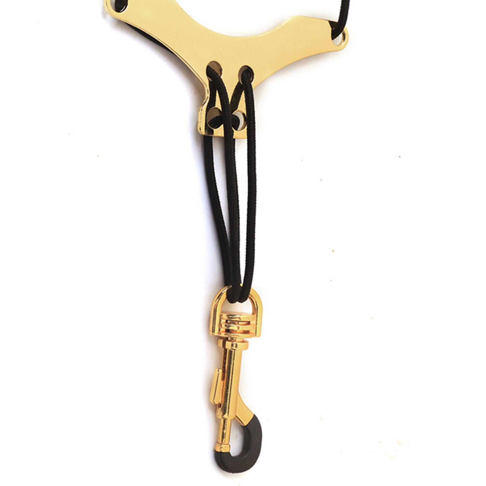Baoblaze PU Leather Saxophone Shoulder Strap Adjustable for Alto / Tenor / Baritone Saxophone