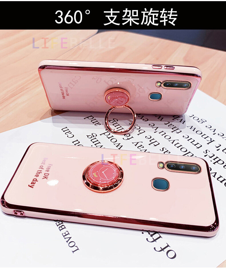 Ốp LIFEBELLE Cho Vivo Y11 Y12 Y12i Y15 Y15 2020 Y17 Ốp Y19 U10 + Giá Đỡ Nhẫn Đeo Ngón Tay, Ốp Điện Thoại Viền Mạ Siêu Mỏng Sáng Bóng Sang Trọng Ốp Bảo Vệ Chống Sốc Cao Cấp Bằng Silicon TPU Mềm