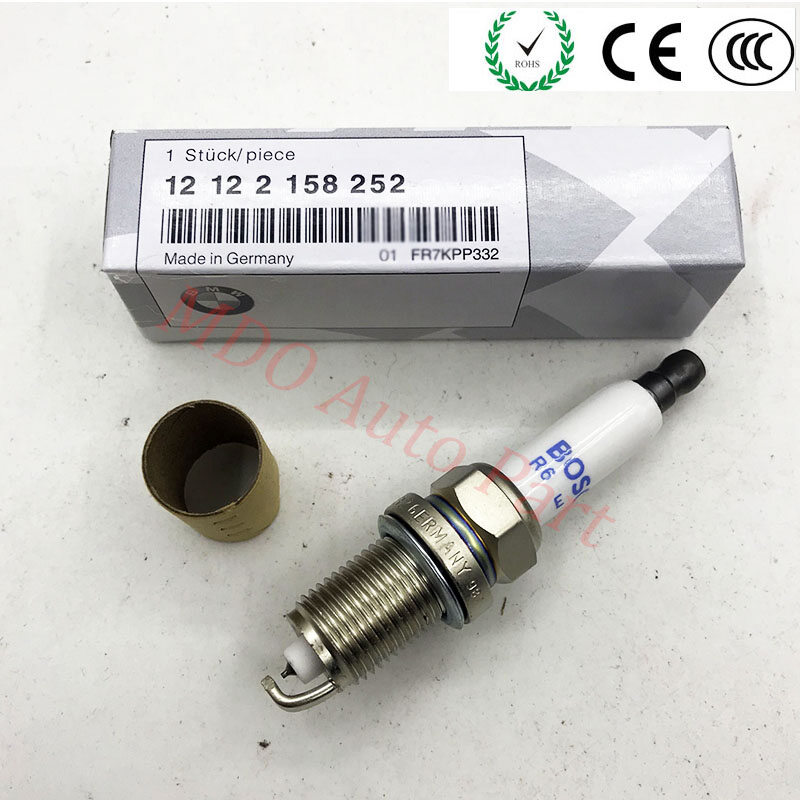 12122158252 IZFR6H11 FR7KPP332 (4 Cái) Bugi Iridium Cho BMW E53 E60 E63 E64 E65 E66 E87 120i N46 12 12 2 158 252